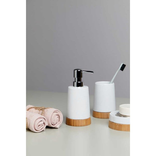Bijeli keramički set pribora za kupaonicu Bamboo – Wenko-image-1