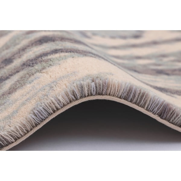 Mentol zeleni/bež vuneni tepih 200x300 cm V&A Calisia Kelp – Agnella-image-1