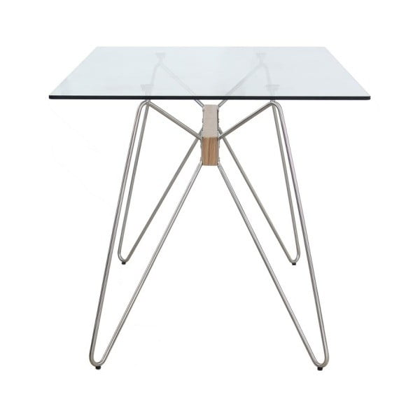 Blagovaonski stol s crnim nogama Marckeric Nicole, 160 x 90 cm-image-2