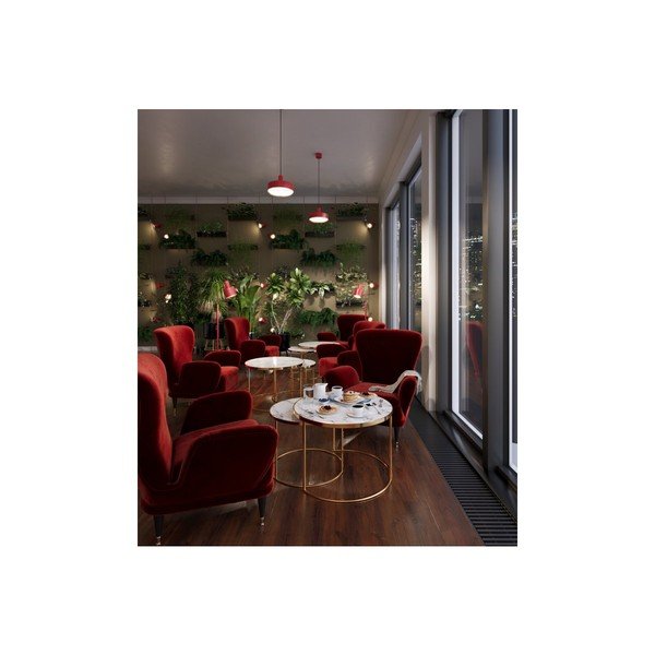 Crvena zidna lampa ø 10 cm Selvia II – GTV-image-3