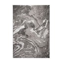 Sivi/u srebrnoj boji tepih 200x290 cm Marbled – Flair Rugs