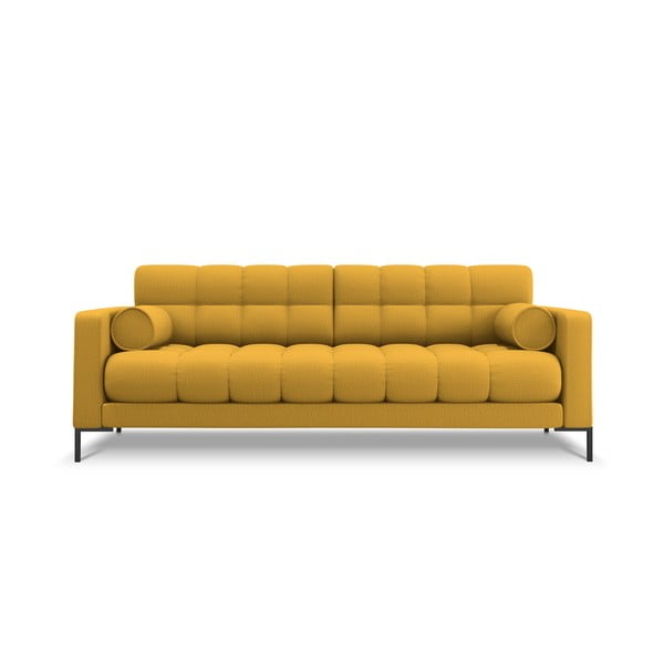 Žuta  sofa 217 cm Bali – Cosmopolitan Design