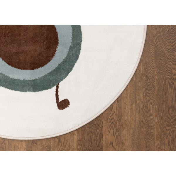 Mentol zeleni/boje slonovače dječji tepih ø100 cm Avocado Mint – FD-image-3