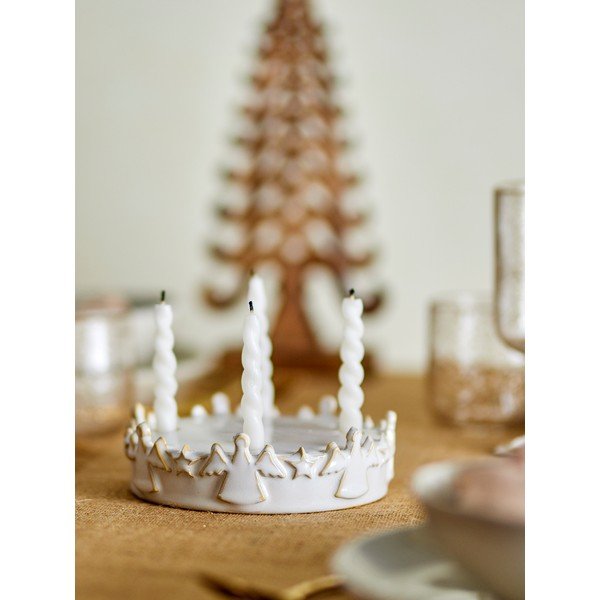 Glineni adventski svijećnjak Starry – Bloomingville-image-1