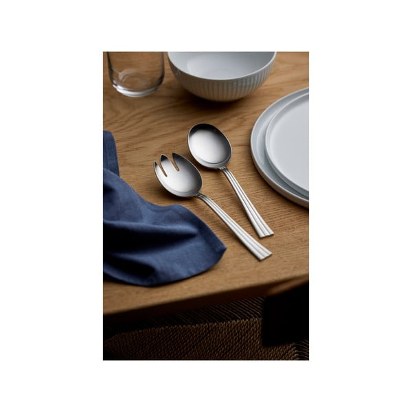 Pribor za salatu 2 kom od nehrđajućeg čelika Thebe – Gense-image-1