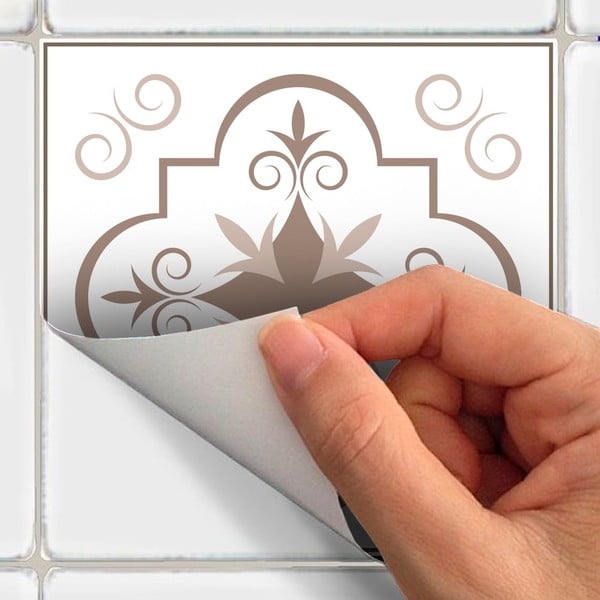 Set od 15 ukrasnih naljepnica za zid Ambiance Ezeiza, 15 x 15 cm-image-4