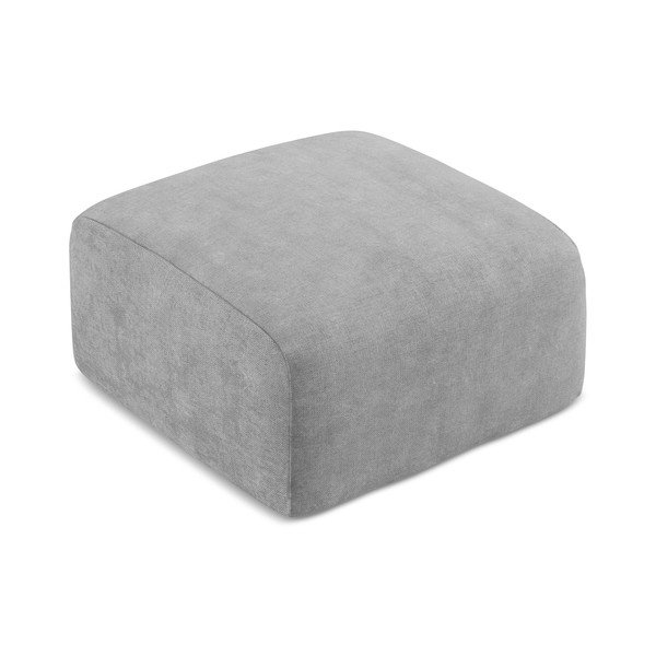 Svijetlo sivi tabure od šenila Leila – Makamii-image-2