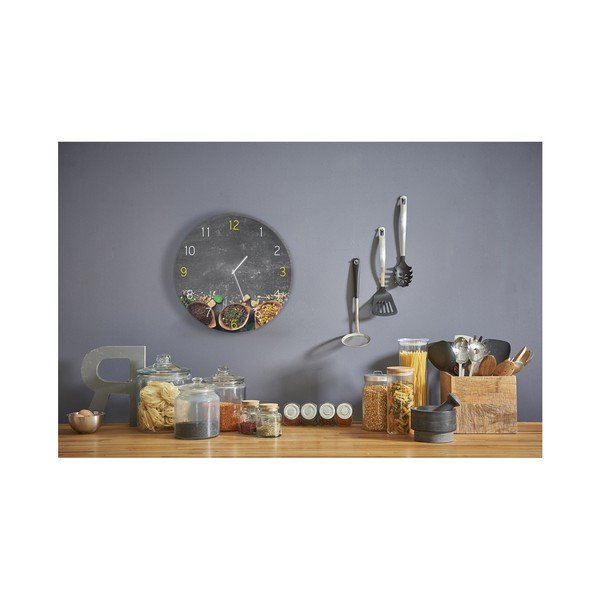 Zidni sat Styler Glassclock Tea, ⌀ 30 cm-image-1
