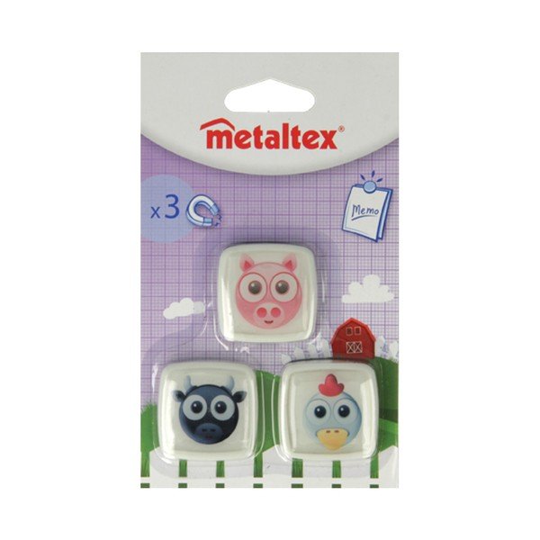 Set od 3 ukrasna magneta Metaltex Animal-image-1