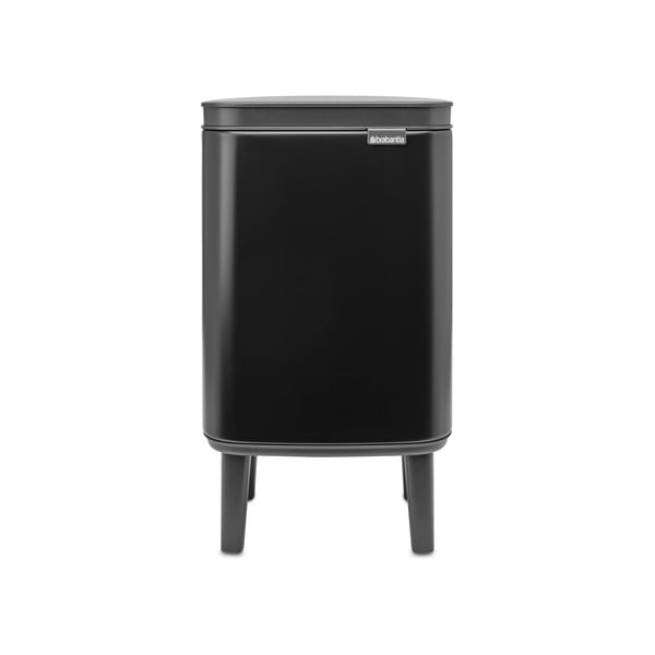 Mat crna željezna kanta za smeće 4 l Bo Hi – Brabantia