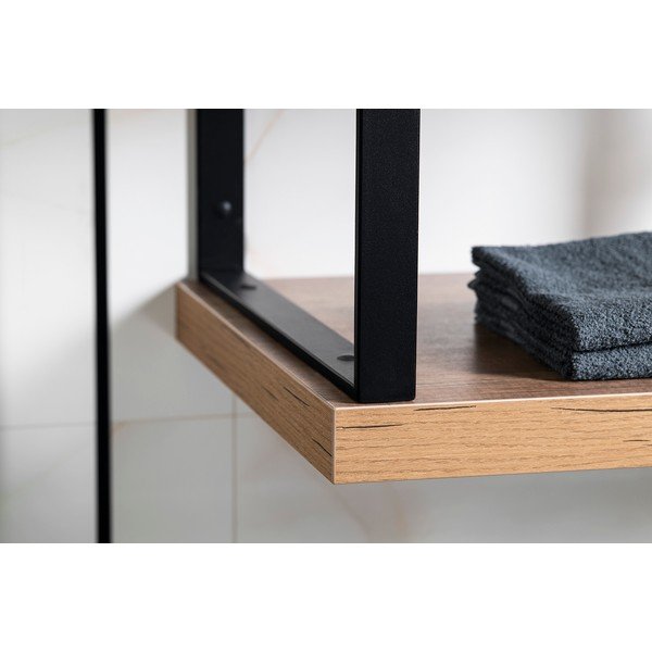 Crna željezna potpora za pult 49x4 cm – Sapho-image-2