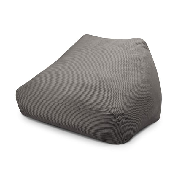 Tamno siva vreća za sjedenje od samta Sofa Snug – SLOWDOWN