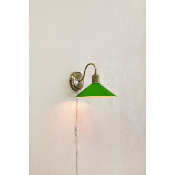 Zelena/mjedena zidna lampa Vela – Markslöjd-image-1