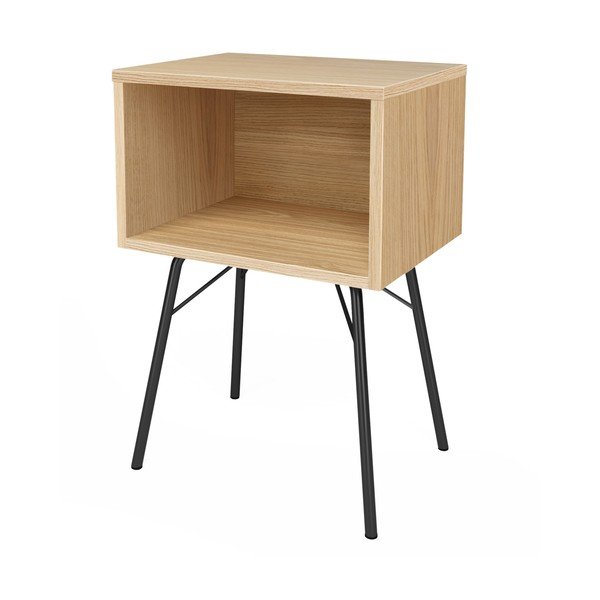 Noćni ormarić u dekoru hrasta Rayburn - Woodman-image-2