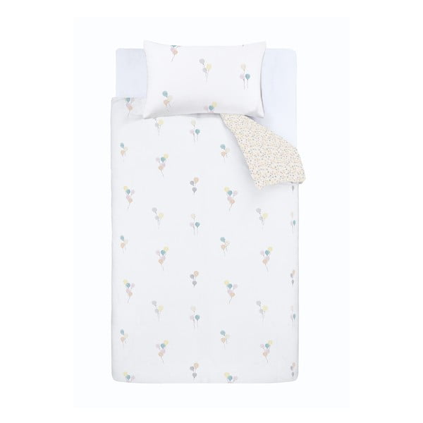 Flanelska dječja posteljina za dječji krevetić 120x150 cm Balloons Spot – Bianca