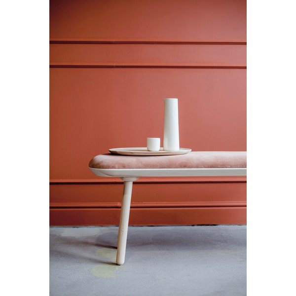 Narančasta baršunasta klupa Emko Naïve, 140 cm-image-3