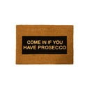 Otirač ​od prirodnih kokosovih vlakana Artsy Doormats Come In If you Have Prosecco Glitter, 40 x 60 cm