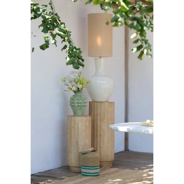 Okrugao pomoćni stol od masivnog manga ø 35 cm Ellena – Light & Living-image-1