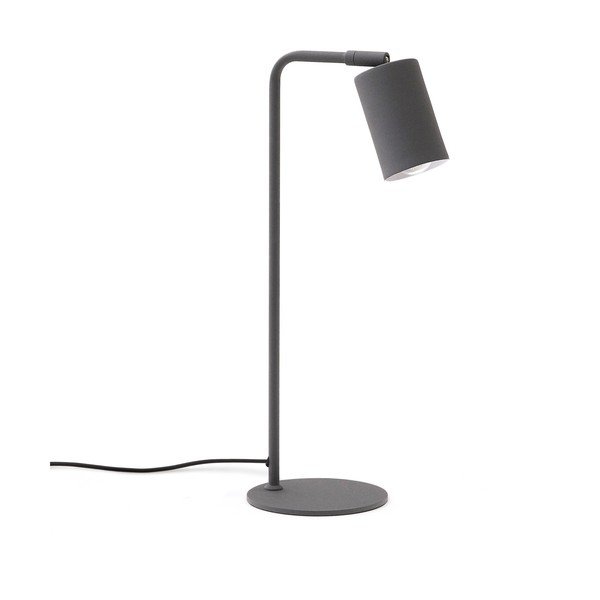 Crna metalna stolna lampa (visina 49 cm) Manie – Kave Home