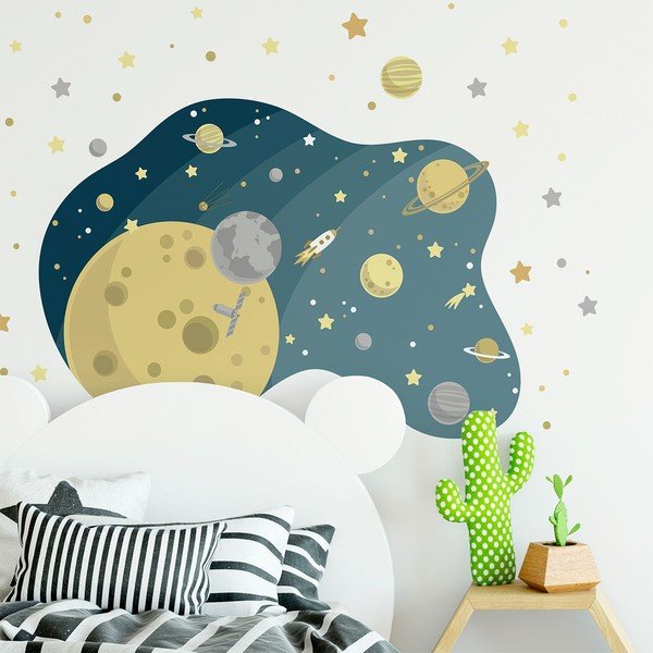 Dječja zidna naljepnica Ambiance The Starry Galaxy, 90 x 60 cm-image-2