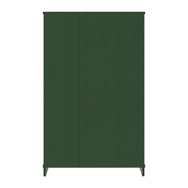 Zeleni ormarić od masivnog bora 74x118x35 cm Anita – Støraa-image-4