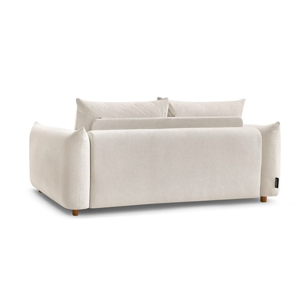 Krem sklopiva sofa 214 cm Ernest – Bobochic Paris-image-4