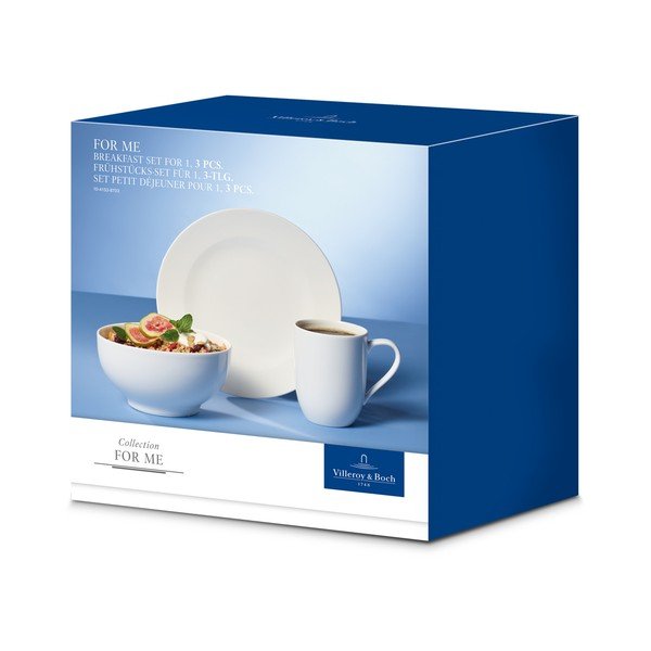 Porculanski set za doručak Villeroy &amp; Boch For Me zdjela, tanjur i šalica-image-3