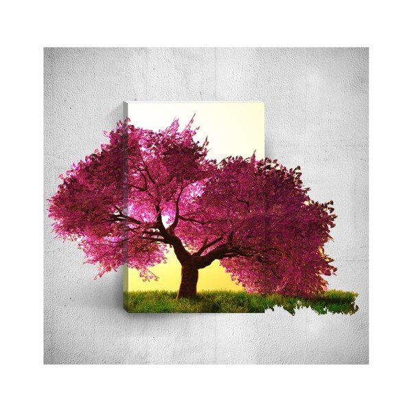 Zidna 3D slika Mosticx Purple Tree, 40 x 60 cm