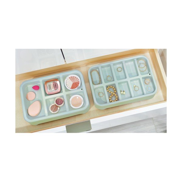 Sivi organizator za nakit iDesign Eco Bin 10, 28,12 x 19,23 cm-image-1