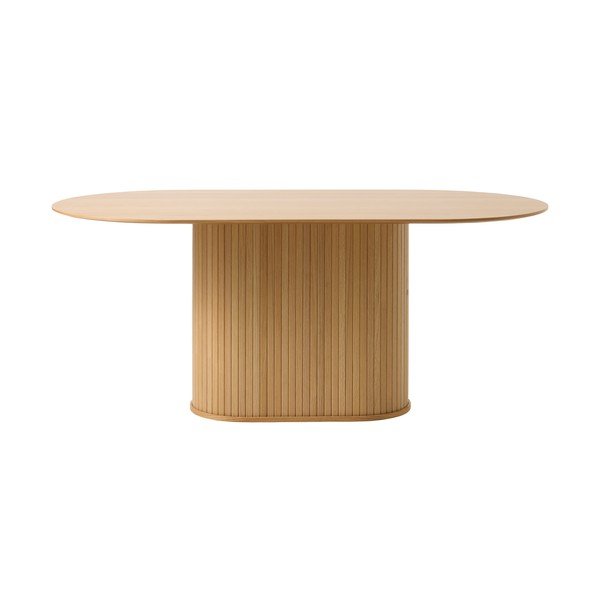 Blagovaonski stol s pločom stola u dekoru hrasta 95x180 cm Nola – Unique Furniture-image-2