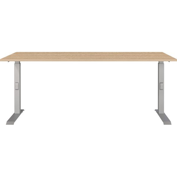Radni stol podesive visine s pločom stola u dekoru hrasta 80x180 cm Downey – Germania-image-1