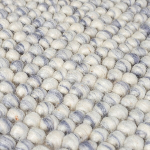 Svijetlo plavi ručno rađen tepih od mješavine vune 160x230 cm Minerals – Flair Rugs-image-4