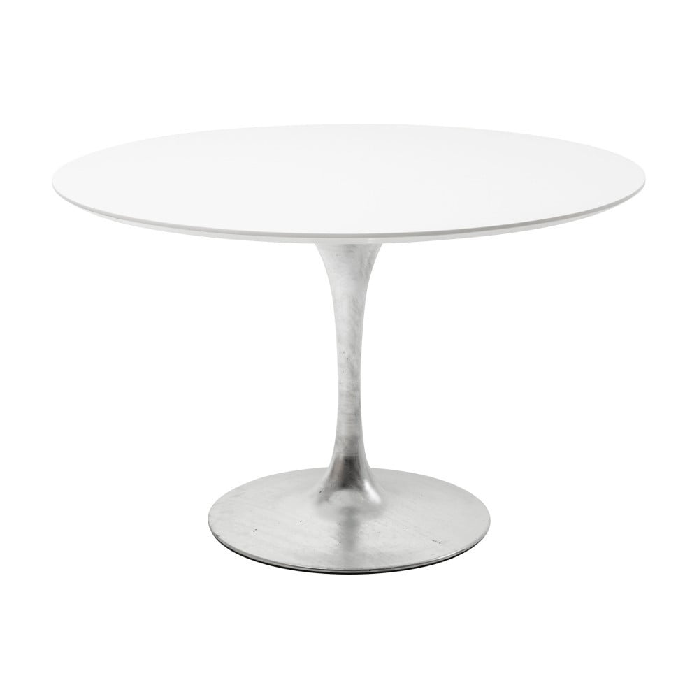 Bijela ploča stola Kare Design Invitation, ⌀ 120 cm