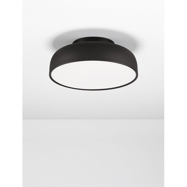 Mat crna LED stropna svjetiljka aluminijska s mogućnosti zatamnjivanja Noelia – Nova Luce-image-4
