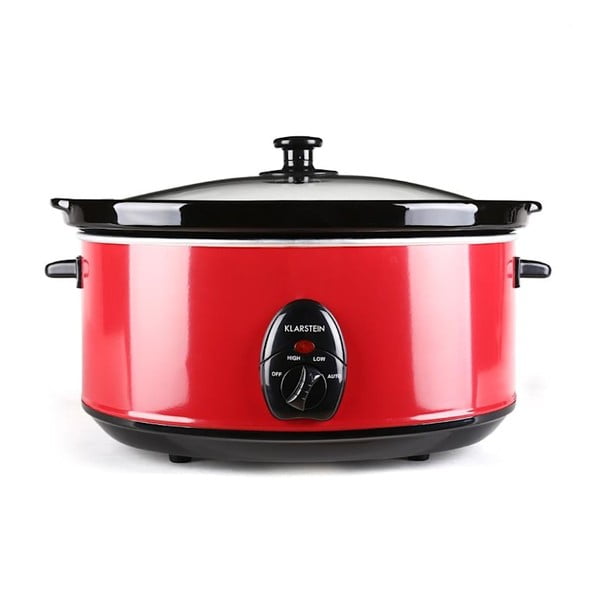 Crveni slow cooker Klarstein Bristol, 6,5 l-image-1