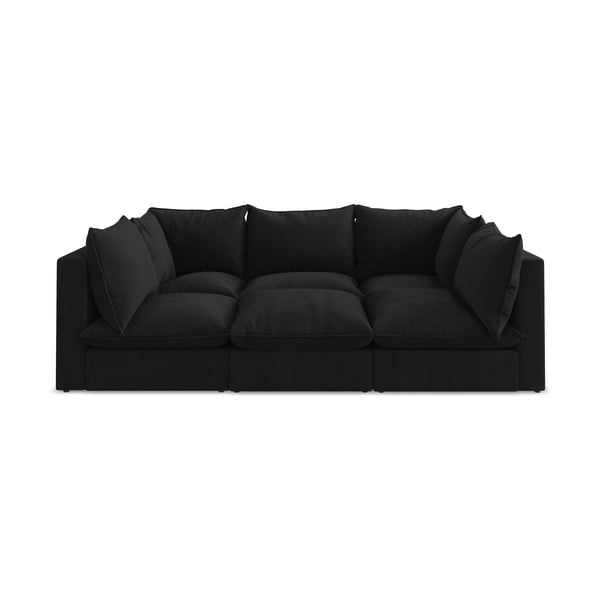 Crna sofa 255 cm Manao – Makamii