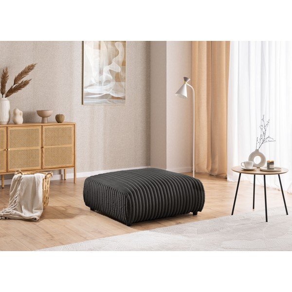 Tamno sivi tabure od samta Justin – Ropez-image-1