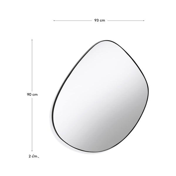 Zidno ogledalo 93x90 cm Anera – Kave Home-image-4