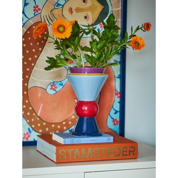Keramička ručno oslikana vaza (visina 26,5 cm) Trilla – Bloomingville-image-1