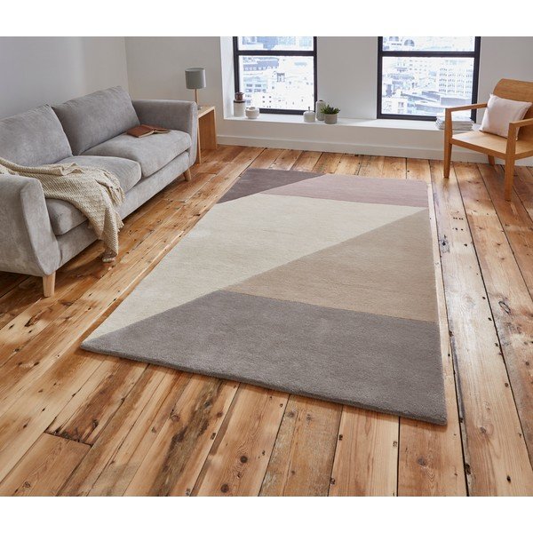 Sivi vuneni tepih Think Rugs Elements, 150 x 230 cm-image-1