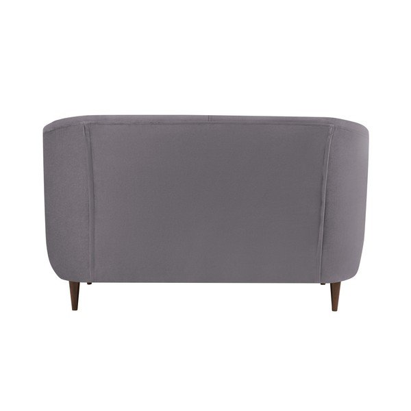 Grafitno siva sofa od baršuna Kooko Home Glam, 125 cm-image-4