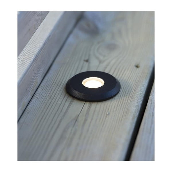 Crna ugradbena svjetiljka Markslöjd Garden 24 Decklight, ø 60 mm-image-1