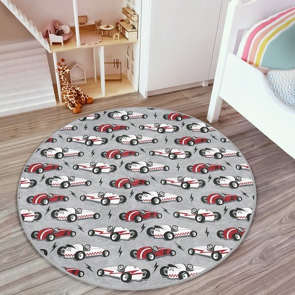 Sivi dječji tepih ø 120 cm Comfort – Mila Home-image-3