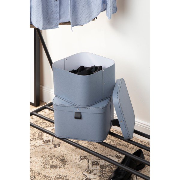 Kartonske kutije za pohranu u setu  2 kom s poklopcem Ludvig – Bigso Box of Sweden-image-1