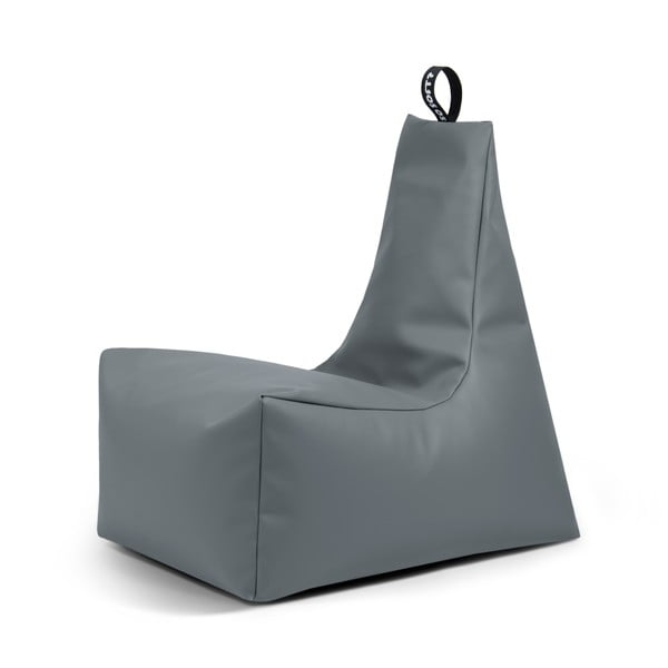 Siva vreća za sjedenje od imitacije kože Icy XL – So Soft?