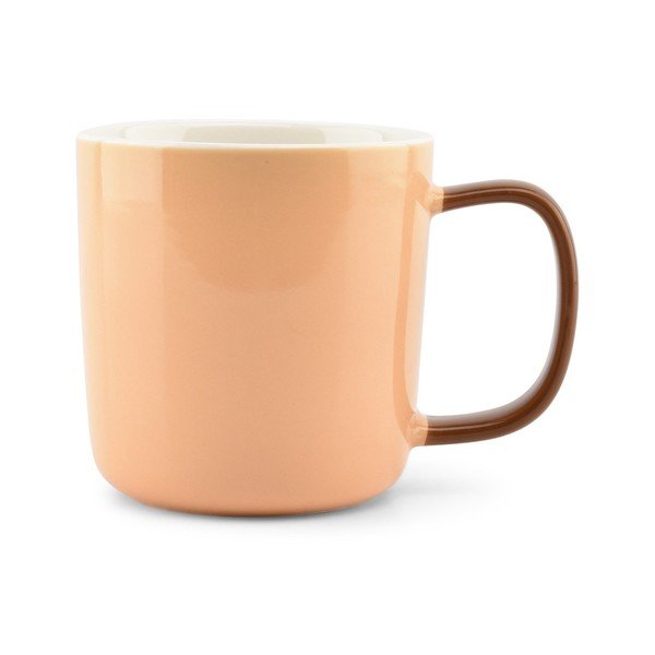 Narančasta šalica od new china bone porculana 370 ml Mae – ONA