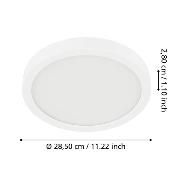 Bijela LED stropna svjetiljka FUEVA 5 – EGLO-image-2