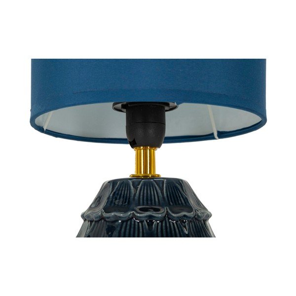 Plava stolna lampa keramička s tekstilnim sjenilom (visina 30,5 cm) Pigny – Mauro Ferretti-image-4