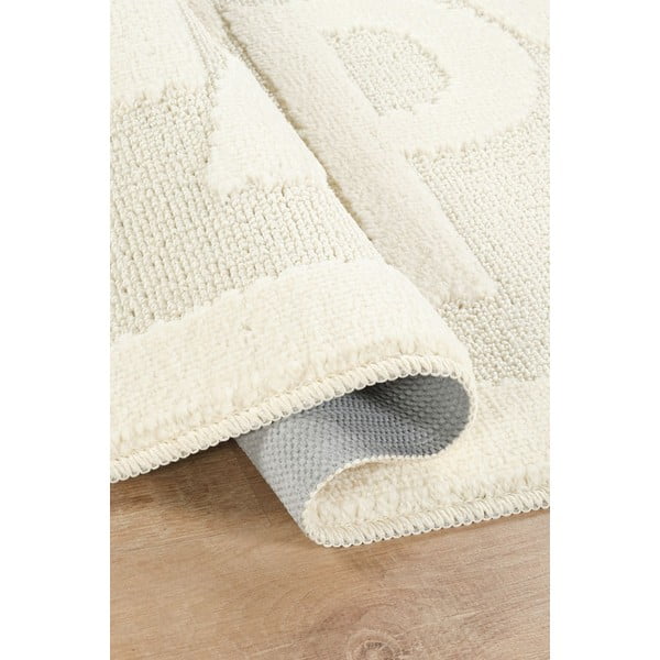 Krem kupaonska prostirka 60x100 cm Happy – Foutastic-image-2