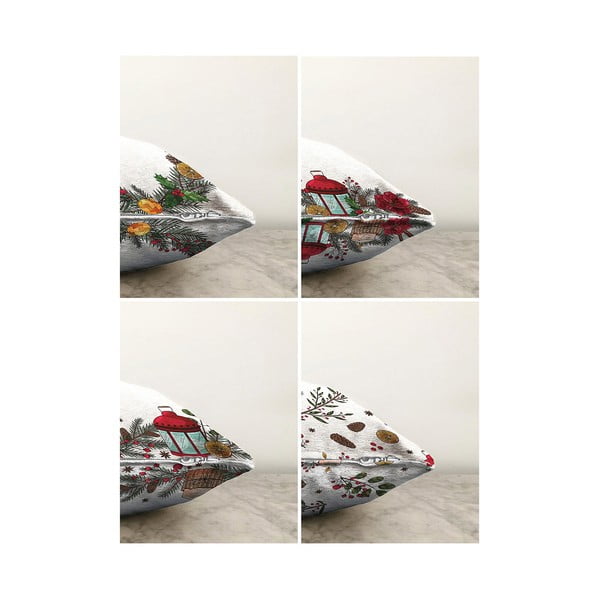 Božićne jastučnice u setu od 4 kom 55x55 cm Merry Christmas - Mila Home-image-1